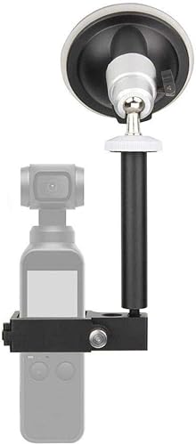 Soporte de coche para cámara, 3/8 1/4 soporte de montaje en parabrisas soporte de soporte de ventosa para DJI OSMO Pocket Camera