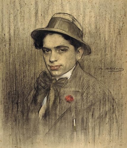 Tableau Lluís Bagaria Ramon Casas pour sublimer un grand mur vide