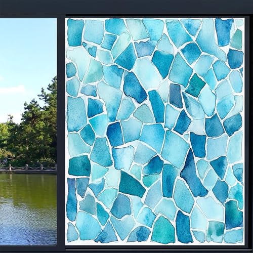 Vinilo autoadhesivo para ventana efecto vitrales color miniatura 6