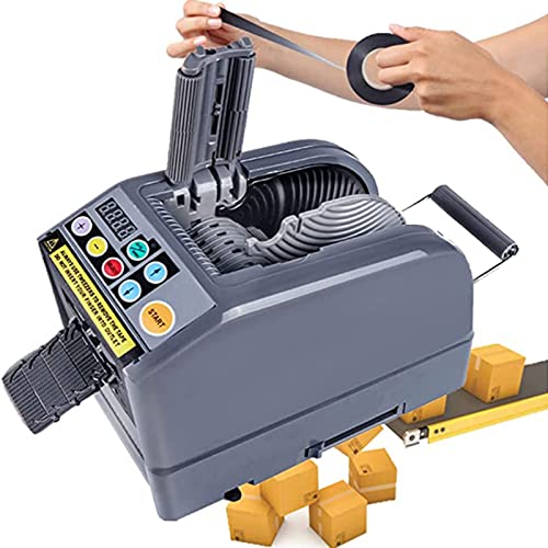 CHUNTIANMEI Automatic Tape Dispenser,Electric Tape Cutter Machine,Tape Stripper Separating Machine,Auto/Manual Mode Switchable,6-60mm Cutting Width,5-999mm Cutting Lengths,220V