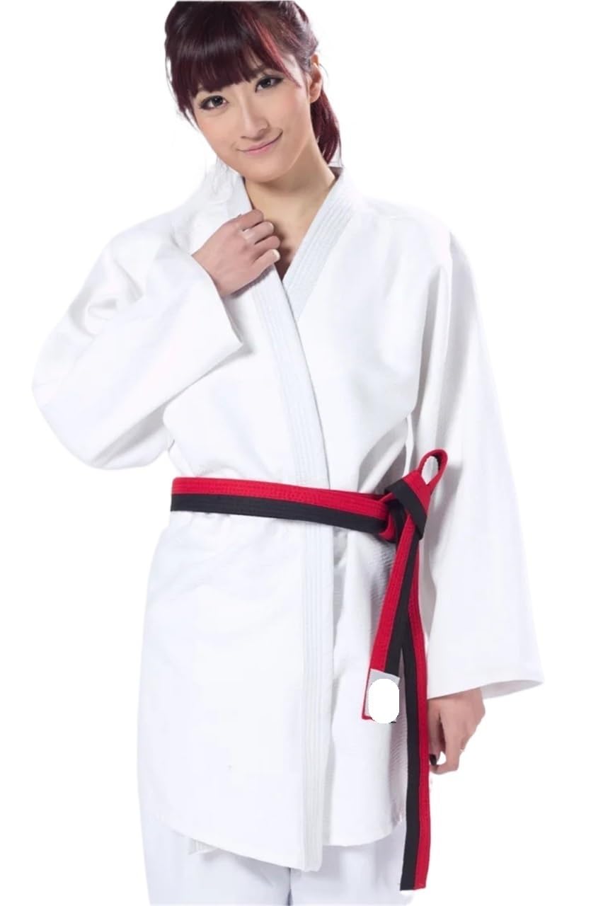 Traje De Judo Uniforme de artes marciales Judo Gi Kimono competición algodón blanco 450gsm tejido único