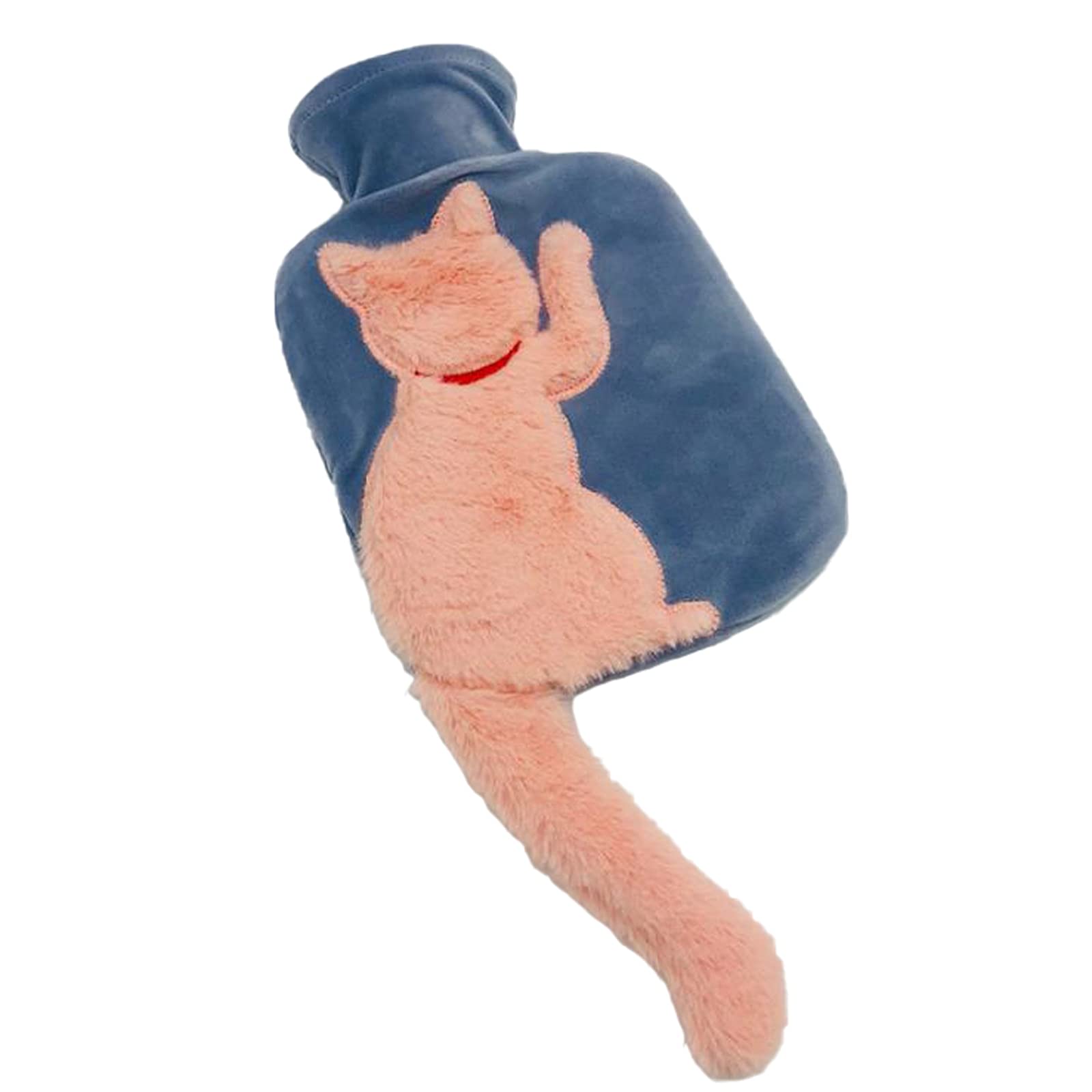 Termofor 1000ml Torba Hot Water Torba Cute Cartoon Zwierzęta Pluszowa Kieszeń Portable Winter Hand Work Water Injection Hot Water Butelka Dla Kobiet Podgrzewacze Ręczne 1 PC Boże Narodzenie