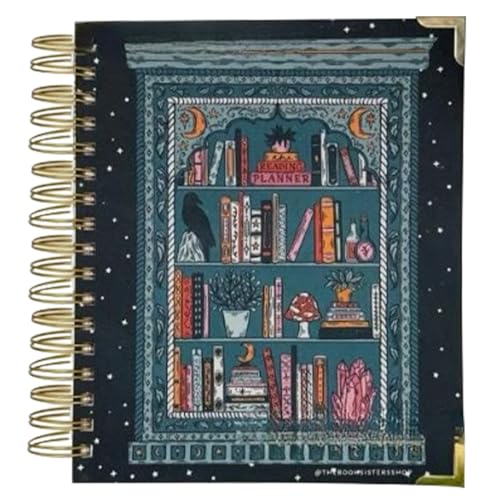 Planificador de lectura, cuaderno de 198 páginas, 1 pieza, diario clásico para amantes de los libros, cuaderno de reseña de libros, diario de lectura organizado, para la escuela, la familia