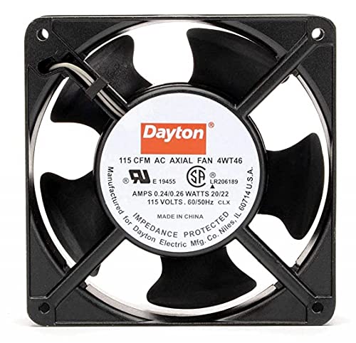 AKC-Dayton Axial Fan 115 Volts AC; 20 Watts; 115 CFM; Model 4WT46
