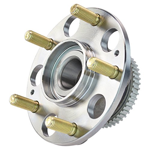 Image of TRQ 2 Piece Front Rear Wheel Bearing & Hub Assembly Set Compatible with 2004-2008 Acura TL 2003-2007 Honda Accord