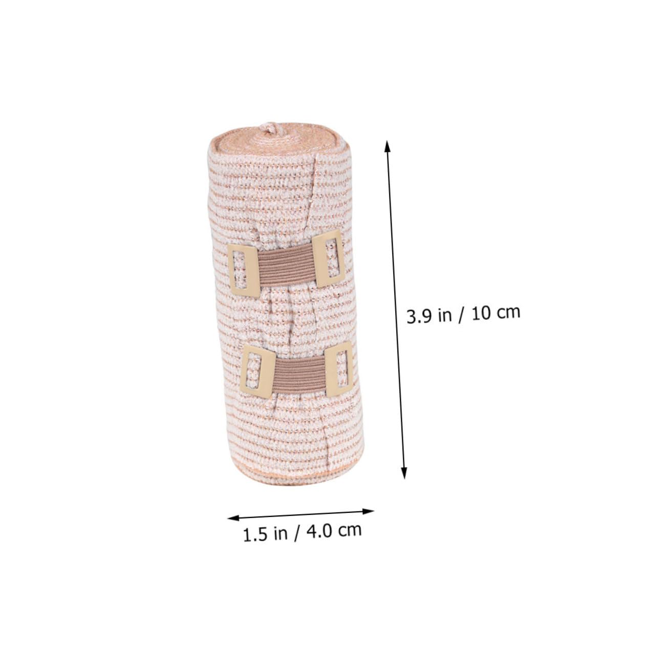 SEWOART 2 Rolls Striped Paper Tape Compression Wraps Flexible Fabric Compression Stomach Gauze Leg Wraps Thigh Compression Tape Fibers