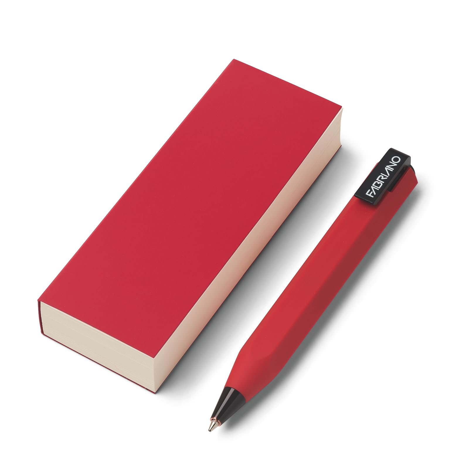 FABRIANO 06803006 - Set de bolígrafos Inspira Shorty con bolígrafo, rojo, bloc de notas, bloc de dibujo, para diseñadores, estudiantes, artistas y amantes de la escritura