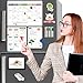 3 Pack Magnetic Dry Erase Fridge Calendar Whiteboard Set,14.6