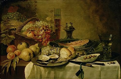 Nature morte de Pieter Claesz : sublimez vos murs avec ce tableau sur toile