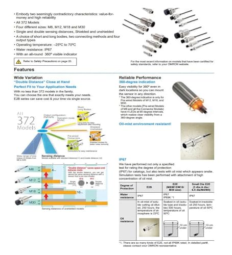 Capteur E2B-M18KN16 capacitif inductif automation M18
