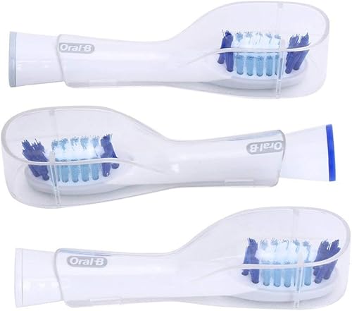 Miniatura 2 de Funda protectora de plástico para cabezales de cepillo de dientes eléctricos de viaje, compatible con cabezales de cepillo de dientes de repuesto