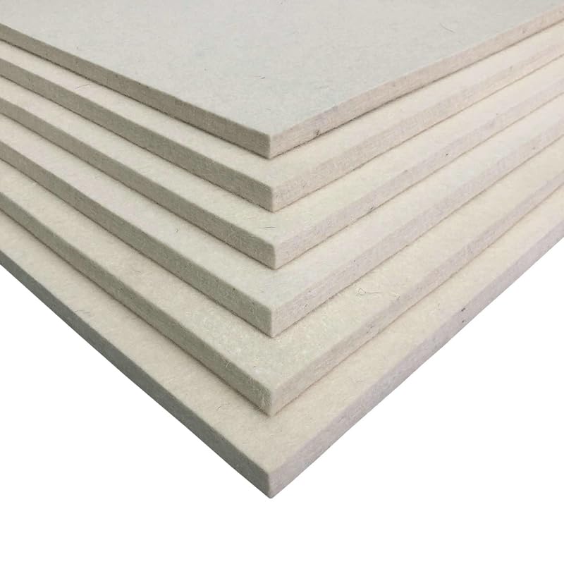 Tapis de feutre de laine industrielle 50 x 100 cm, tapis d'atelier absorbant l'huile, étanchéité et anti-poussière (épaisseur 8 mm)