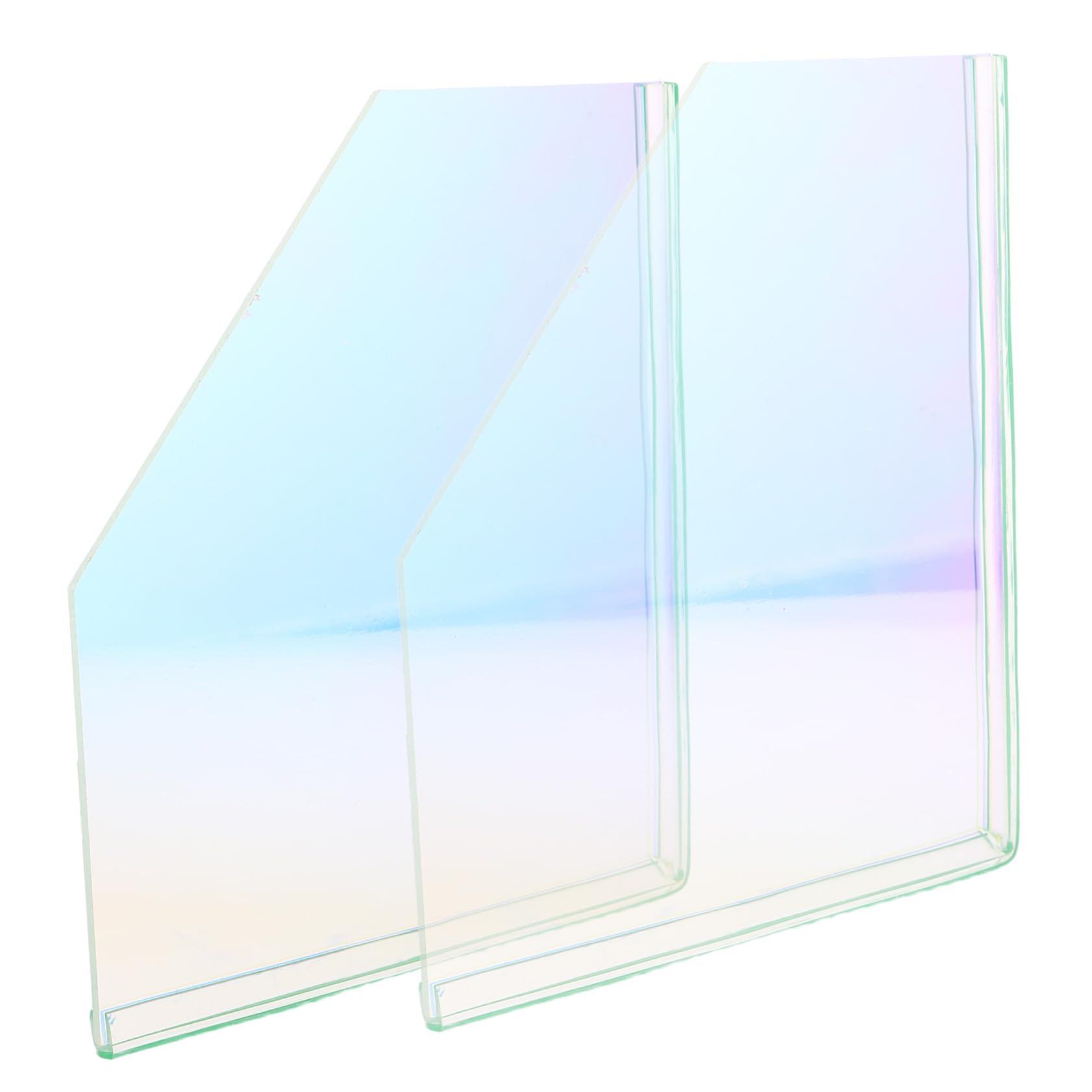 Balacoo 1 Pair Shower Self Adhesive Acrylic Corner Protectors for Bathtubs Sinks Durable Lightweight Bath Tub Splash Protection Screens