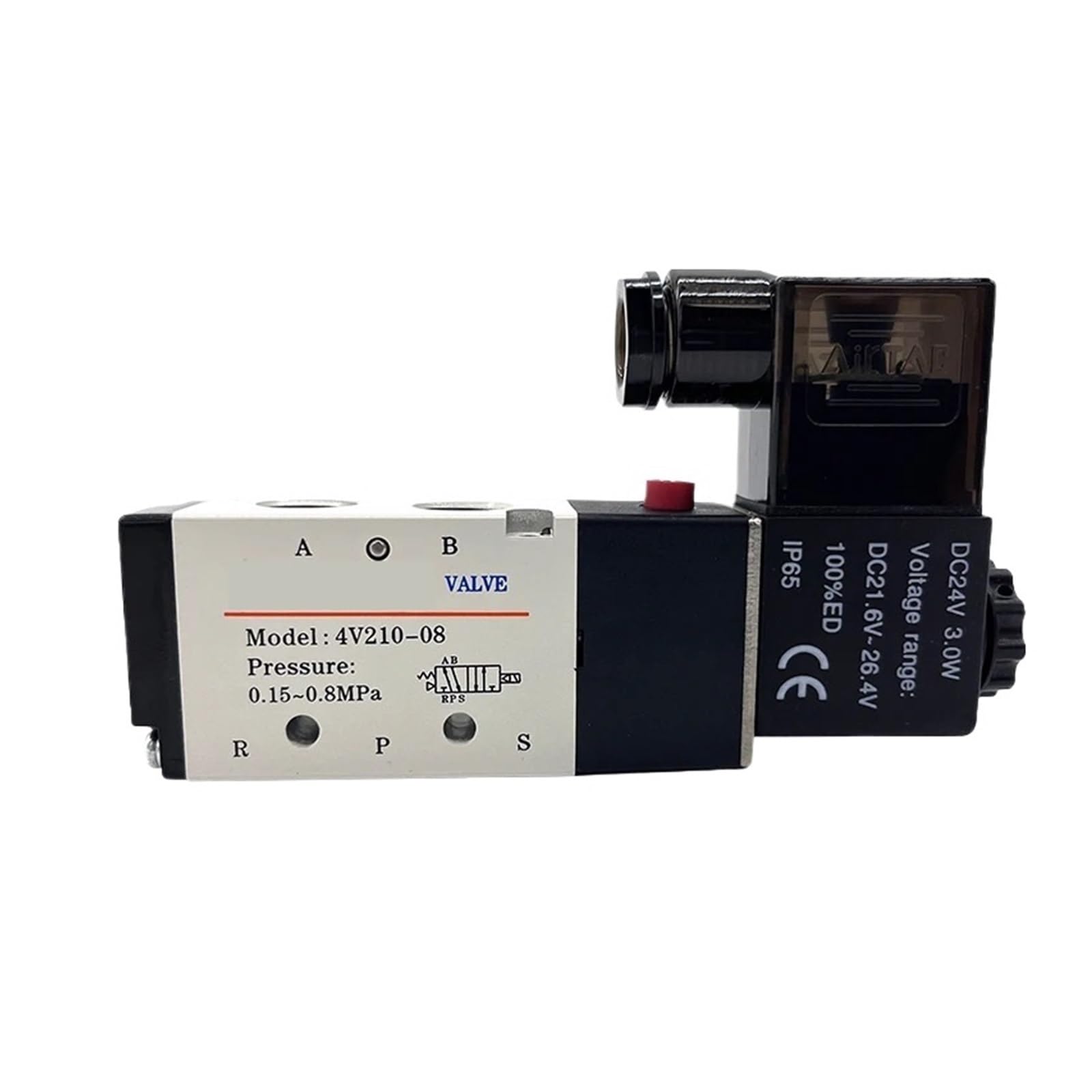 KWQNPHTRN Solenoid valve pneumatic reversing valve 3V110-M5 4V110-M5 3V210-06 3V210-08 4V210-06 4V210-08 3V110-06 4V110-06(AC220V,3V210-06)