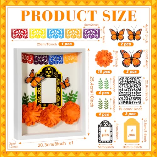 Kit Ofrenda Jour des Morts AceOrbit avec 28 accessoires commémoratifs