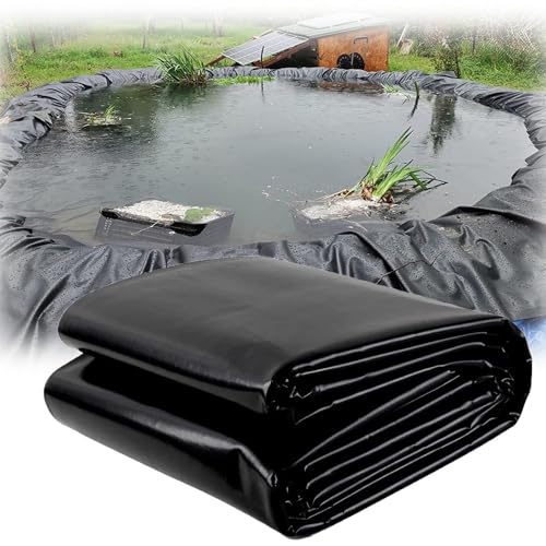 Bâche de bassins en PEHD noir 7x11m épaisseur 0.12mm pour fontaines