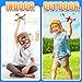Bedwina Glider Planes Bulk (36-Pack) 8-Inch Bomber Airplane Gliders for Kids, Foam Paper Airplane Construction Kits for Kids Party Favors, Birthdays, Goodie Bag Stuffers and Outdoor Flying Toy