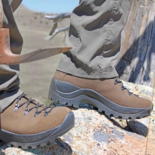 Image of Kenetrek Men's Wildland Fire Work Boots | 10 inch Tall, Fire-Resistant Leather Upper, Extra-Padded Collar, 7mm Nylon Midsole