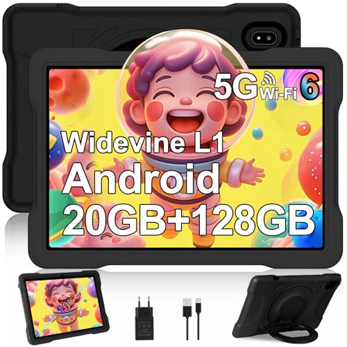 Tablette10 Pouces Android Tablette Tactile avec 20Go RAM+128Go ROM (TF 1To),Octa-cœur,2.0 GHz,GMS...