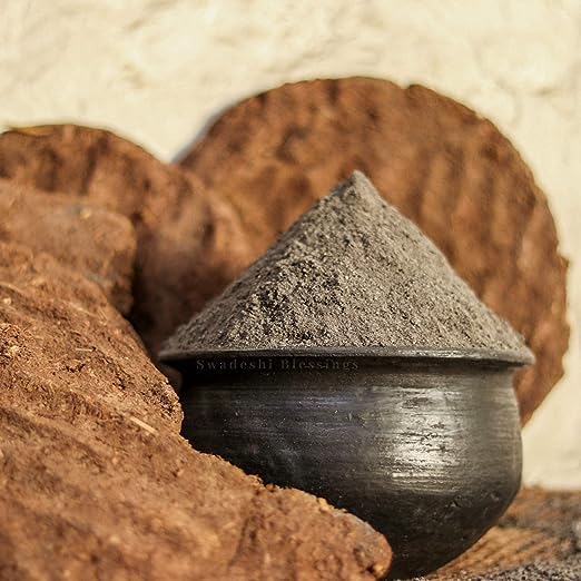 Shagun11 100 Organic Wood & Cow Dung Ash(Filtered into Fine Powder