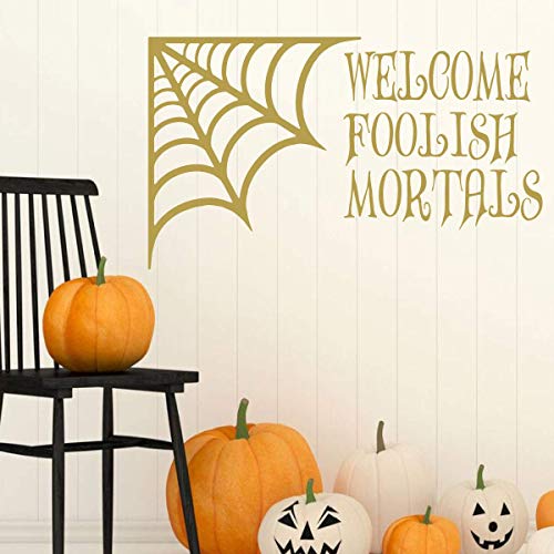 Decoración Halloween Vinilo 'Welcome Foolish Mortals' miniatura 3