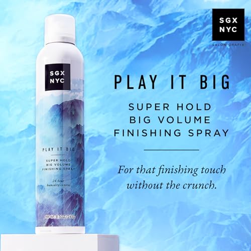 Sgx Nyc 400096 Play It Big Volumizing Finishing Hair Spray - Long Lasting Hair Spray With Anti Frizz Finish - Paraben Free thumb #1