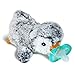 RaZbaby RaZbuddy JollyPop Pacifier Holder w/ Removable Baby Pacifier - 0m+ - BPA Free - Penguin