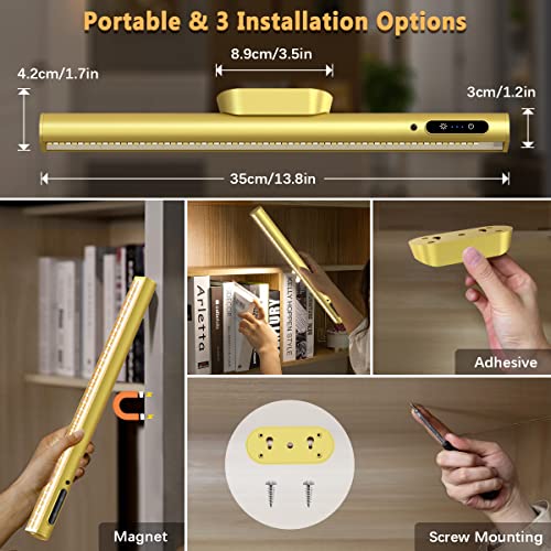 Image of Rechargeable Magnetic LED Light Bar, 4000mAh Wireless Closet Light