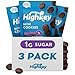 HighKey Snacks Keto Low Carb Food Chocolate Brownie Cookie Bites - Paleo, Diabetic, Atkins Diet Friendly - Gluten Free, Low Sugar Dessert Treats & Sweets - Ketogenic Products Healthy Protein Brownies