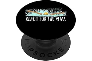 PopSockets PopGrip: Swappable Grip for Phones & Tablets - Swimming Swimmer Accessories...