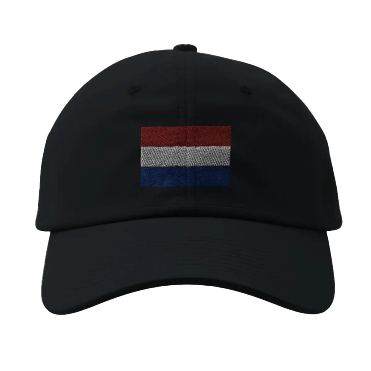 Casquette Pays-Bas Noire drapeau néerlandais brodé ajustable - 3
