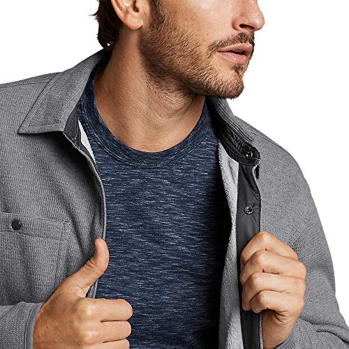 Eddie Bauer Men's Faux Shearling-Lined Thermal Shirt4