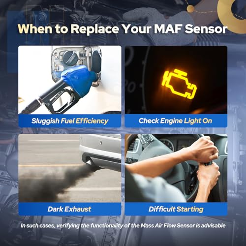 ENA Mass Air Flow Sensor Meter MAF Compatible with Toyota Corolla Camry Lexus RX350 Scion tC Suzuki Grand Vitara 2009 2010 2011 2012 2013 2014 2015 2016 2017 Replacement for 222040T020 222040T040 by ENA - Used condition - Image 6