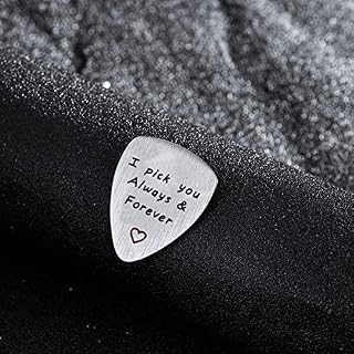 Bespmosp I Pick You toujours et Forever médiator de guitare musical Cadeau anniversaire Cadeau Saint Valentin - Les Beatles, Paul McCartney, John Lennon, RIngo Starr, George Harrison Bespmosp I Pick You toujours et Forever médiator de guitare musical Cadeau anniversaire Cadeau Saint Valentin – Image 2