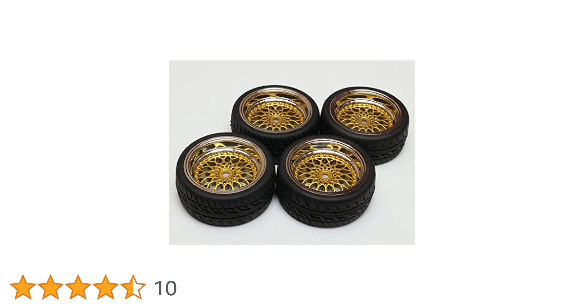 Amazon | 1/10ツーリングカー用 タイヤ組込み済み ゴールド