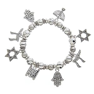 PammyJ Jewish Jewellery Hebrew Allure Stretch Bracelet