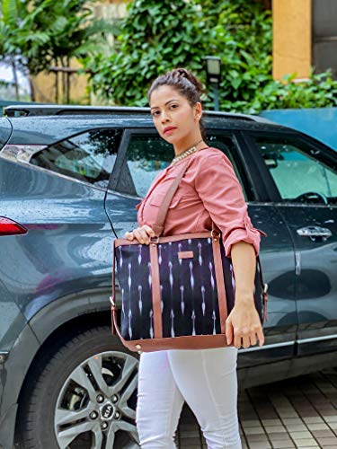 ZOUK Vegan Leather Women's Office Bag for 15.6 inch Laptop, MacBook - Image 5