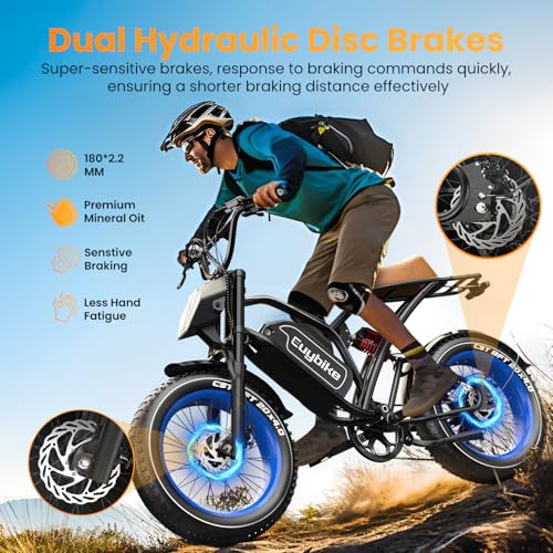 EUYBIKE Electric Bike for Adults, 2000W/3000W Peak