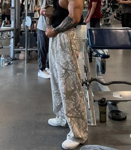 Mens Baggy Sweatpants Y2K Graphic Sweatpants Streetwear Baggy Joggers with Pockets4