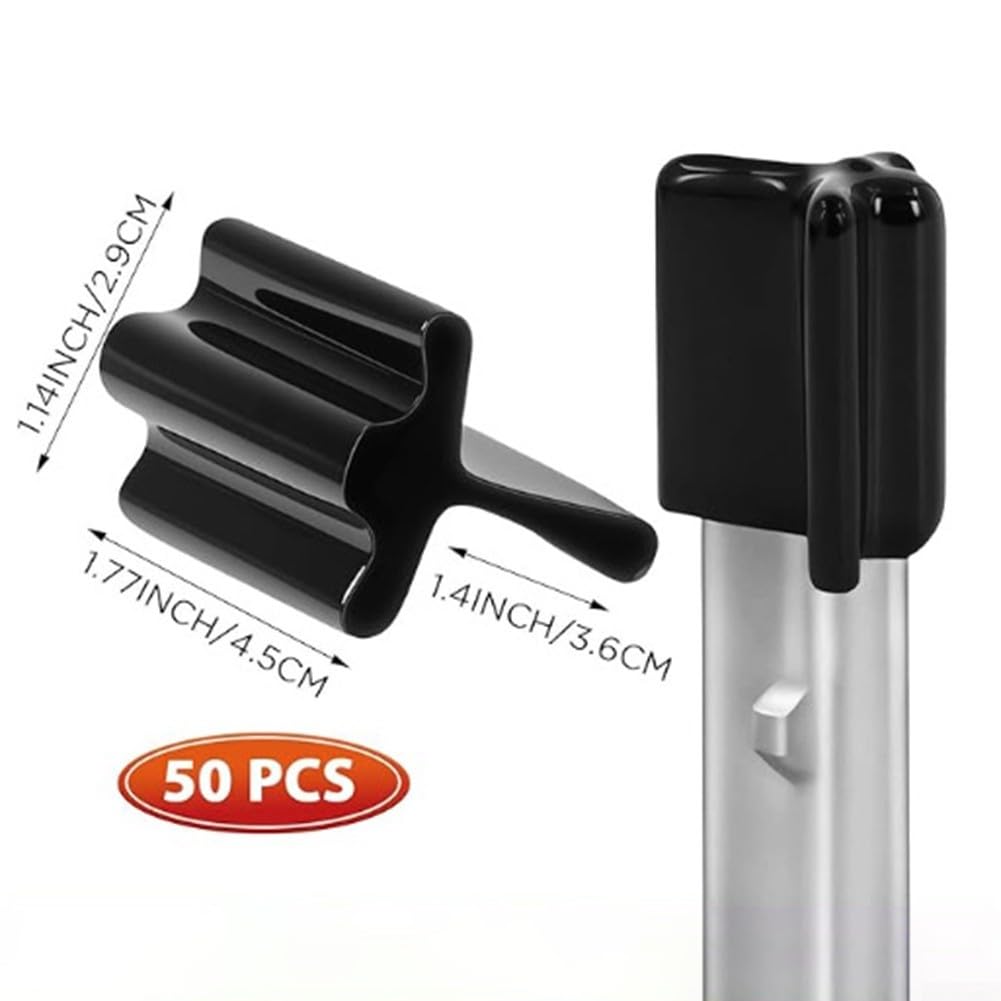 PVC-Gummi-Schutzhülle, Silikonhülle, Schutzhülle für Ausrüstung, Gerät, Elektronik, staubdicht, stoßfest, 50 Stück, schwarz