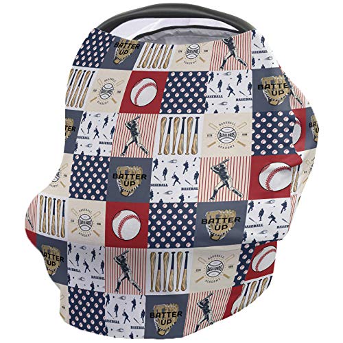 Baby Car Seat Nursing Cover For Breastfeeding Scarf Baseball Sport
