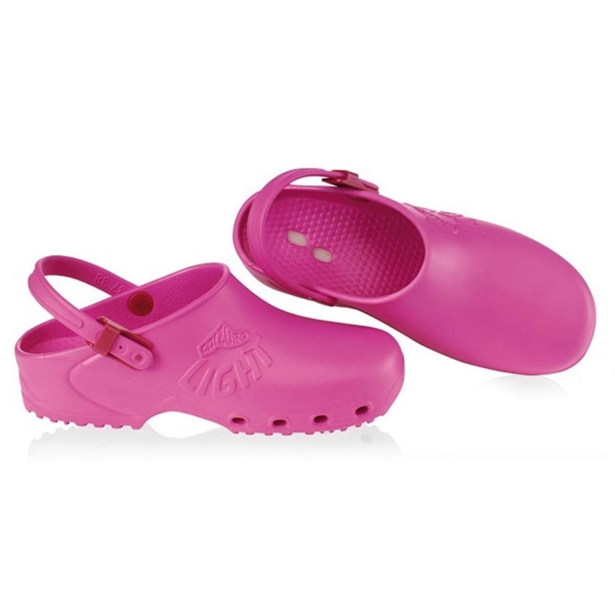 CALZURO Light - Zoccoli Sanitari Ultraleggeri per Uomo e Donna in EVA, Professionali CE, Comodi, Antistatici e Antiscivolo, Traspiranti, Lavabili