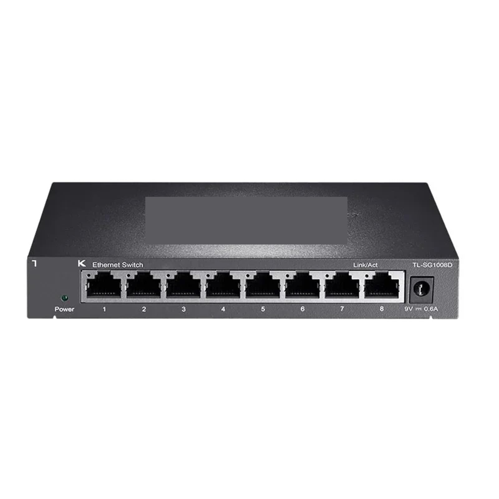 Commutateur intelligent Gigabit 8 ports Ethernet 1000 Mbps Hub réseau Ethernet 1GE RJ45 1 Go Internet LAN Splitter TL-SG1008D (avec adaptateur UE)
