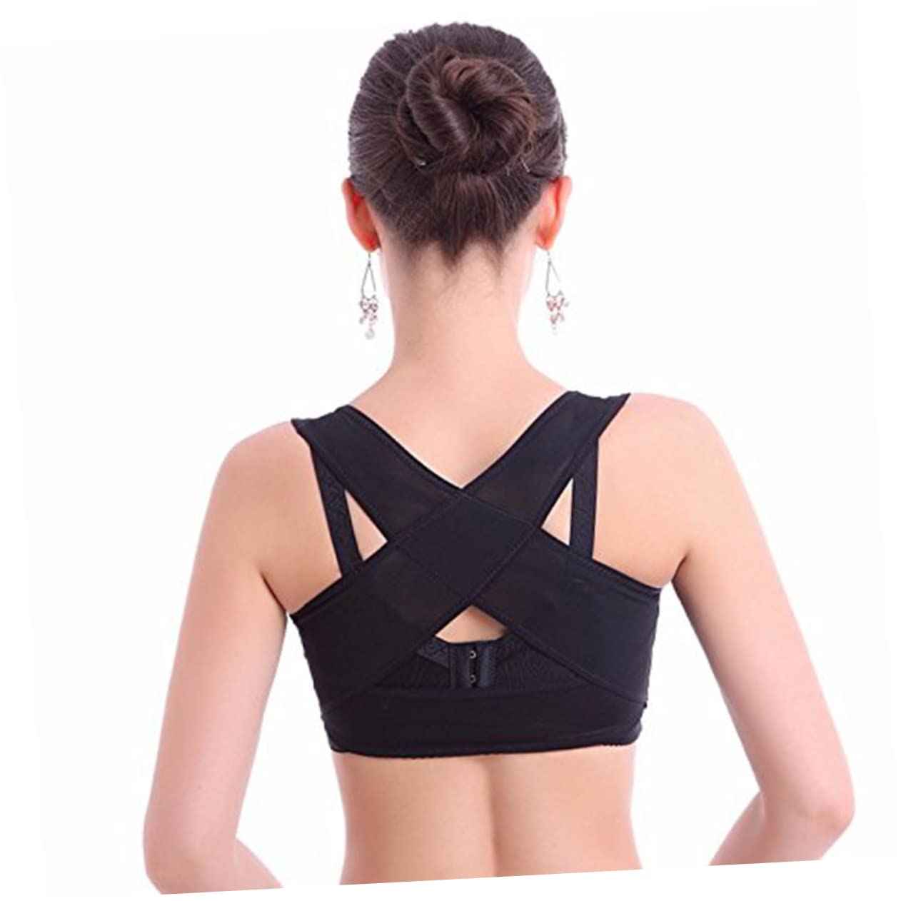 FRCOLOR Humpback Corrector Women Posture Trainer Posture Corrector for Women Posture Corrector Brace Orthotics Women Humpback Straightener Posture Support Brace Men and Women Miss Strap