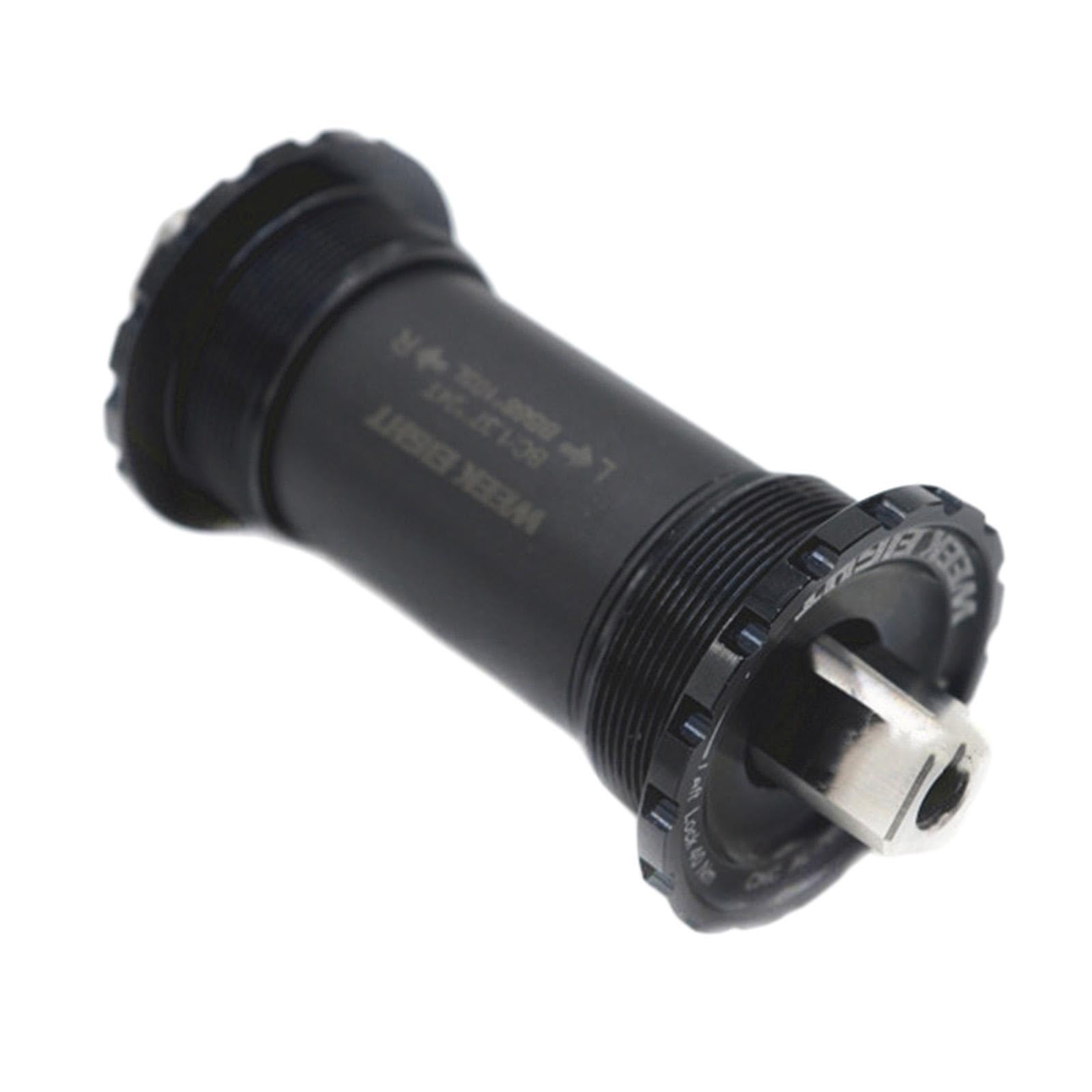 Eje Pedalier Cuadradillo Eje Pedalier con Rodamiento Cónico Cuadrado Sellado 68 Mm con Rosca O Plegable Pedalier Bicicleta(110mm)