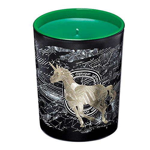 Diptyque Unicorn: Frosted Forest Christmas Candle - Green - Mini 70g