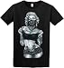 ALSTYLE Men's Marilyn Monroe Standing Bandana T-Shirt XLarge Black