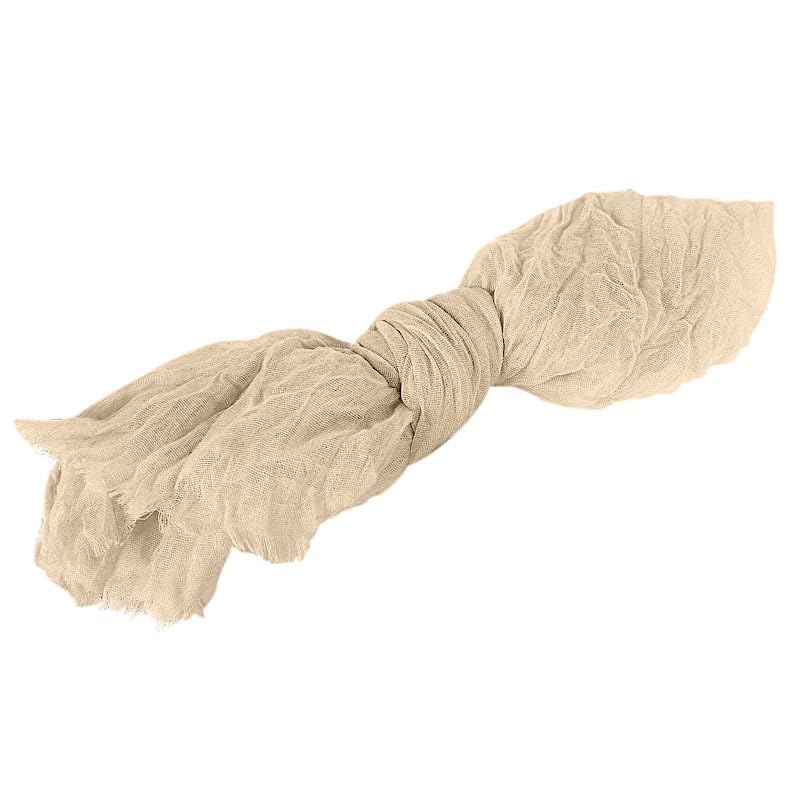 5 Servilletas de Algodón Beige Textura Rústica miniatura 1