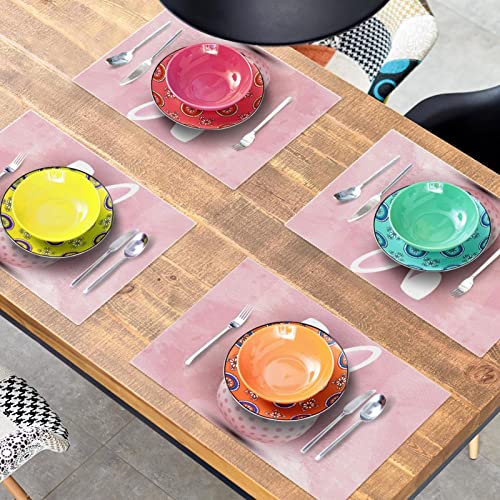 Sets de table œuf de Pâques aquarelle, le cadeau de table idéal x6