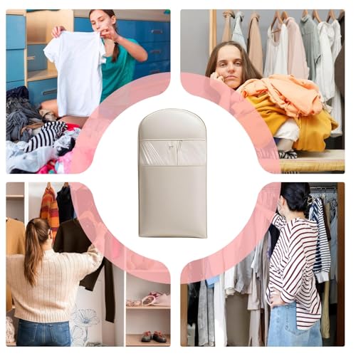 Garment Bags - Coat Dust CoverHangable Space Saver Dustproof Protective with Self-Compression Zipper for Jackets Shirts Sweater Clothing Travel4